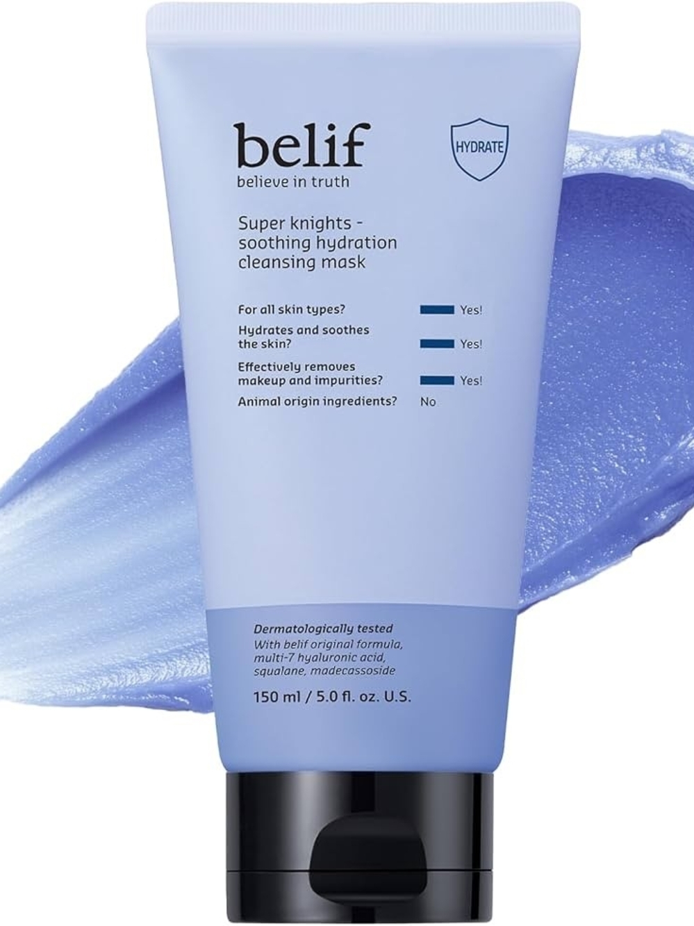 belif Super Knights Soothing Hydration Cleansing Mask NEW